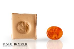 Sasanian stamp seal of stone