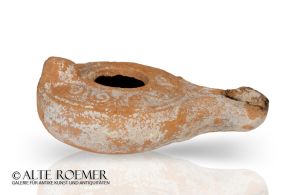 Daroma-Öllampe aus dem Heiligen Land - Sammlung Steve Adler