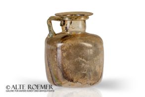 Buy Roman glass bottle with handle