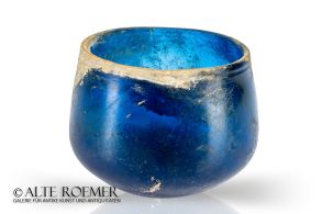 Buy Roman cobalt blue glass bowl