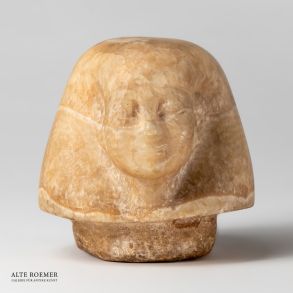 Buy alabaster Canopic jar lid