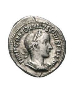 Denar des Gordianus III - Kaiser zu Pferd
