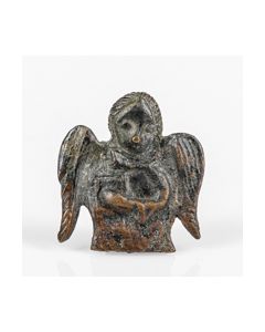 Published coptic bronze figurine of an angel