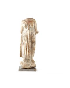 Roman marble Isis statue - ex Christie's New York