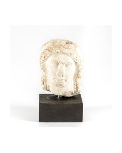 Wonderful marble head of Isis - Ex Sotheby's Parke Bennett