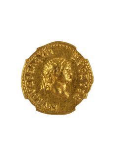 Eindrucksvoller Aureus des Titus