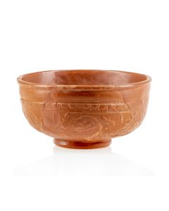 Terra Sigillata bowl from the Rhineland with hares and birds