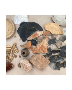 Konvolut römischer und mittelalterlicher Fragmente - Fund aus Neuss