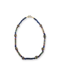 Necklace of Egyptian mosaic glass beads