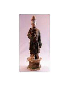 Riesiger Terracotta Diener&#044; Ming-Dynastie