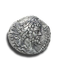 Denar des Septimius Severus - Sol mit Peitsche