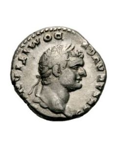 Denar des Domitian - Reiterstatuenrevers