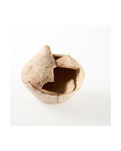 Fragment eines römisches Tonunguentariums