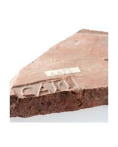 Große Platte mit Stempel CAPI - Musealer Zustand