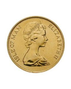 Isle of Man Sovereign von 1973&#044; Elizabeth II