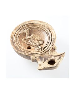 Kaiserzeitliche römische Lampe mit imperialem Adler
