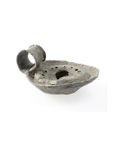 Römische Öllampe aus Bronze