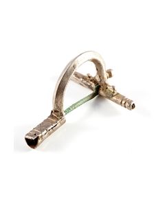 Römische Zwiebelknopf-Fibel aus Silber