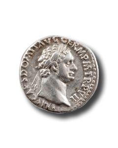 Vorzüglicher Denar des Domitian