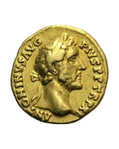 Vorzüglicher Aureus des Antoninus Pius