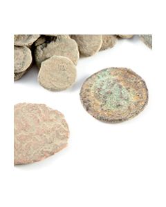 100 ungereinigte römische Münzen aus Judäa