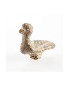 Römische Bleiapplike in Vogelform