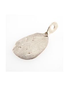 schlichter römischer Silberohrring oder Pendant