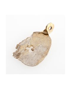 schlichter römischer Silberohrring oder Pendant