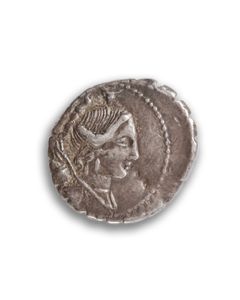 Republikanischer Denar - A. Postumius Albinus - Opferszene