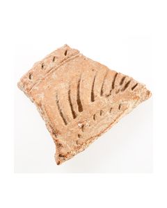 Keramikscherbe mit Dekor