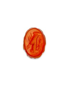 Roman intaglio with locust