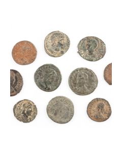 Lot von 10 römischen Münzen aus Rheinländischer Sammlung