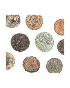 Lot von 10 römischen Münzen aus Rheinländischer Sammlung