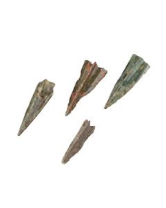 Four Greek or Scythian arrow heads