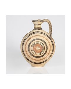 Große zyprische Flasche mit geometrischem Dekor