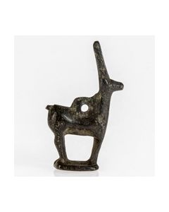 Bronze figurine of a deer or stag