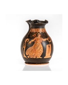 Apulische Oinochoe mit tanzender Mänade