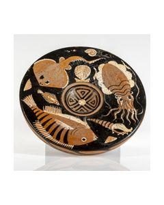 Museal erhaltener apulischer Fischteller
