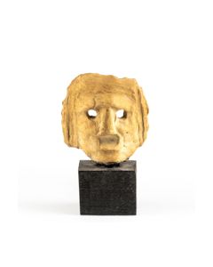 Hellenistic tragic mask of a young man