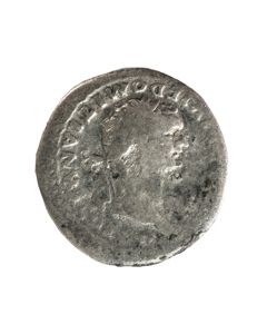 Domitian denarius with nice patina 