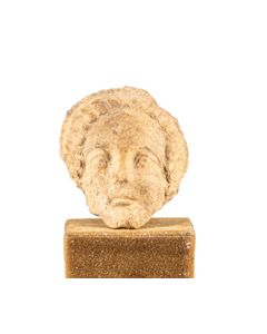 Fragment of a Roman clay head