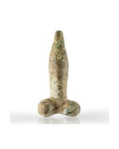 Roman bronze phallus amulet