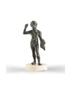Etruscan bronze Hercules figurine - ex Sotheby's
