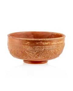 Large Terra Sigillata bowl from the Rhineland decorated with plants
