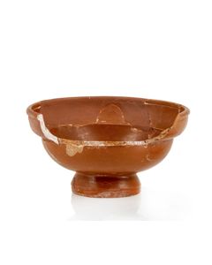 Roman Terra Sigillata bowl with potters' mark from the Rhineland
