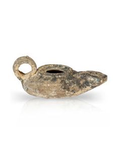 Öllampe aus dem Heiligen Land - Sammlung Steve Adler