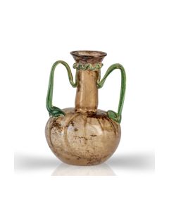 Römische Glasflasche mit Henkeln kaufen