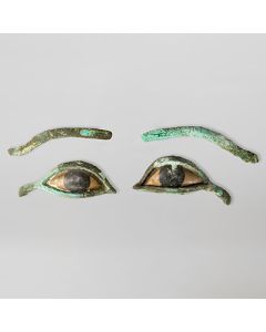 Buy pair of Egyptian bronze eyes