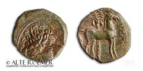 Punische Bronzemünze aus Karthago