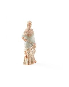 Tanagra figure of a bride from Henry H. Gorringe collection